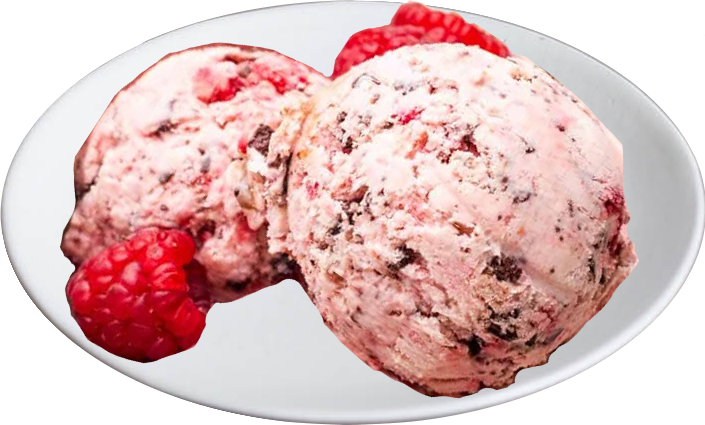 Raspberry Chocolate Ice Cream